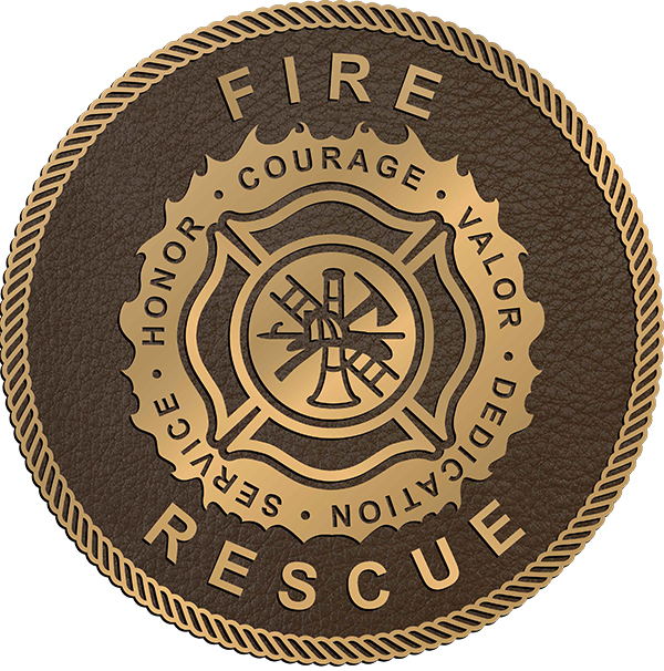 firefighter bronze plaque, fireman bronze plaque