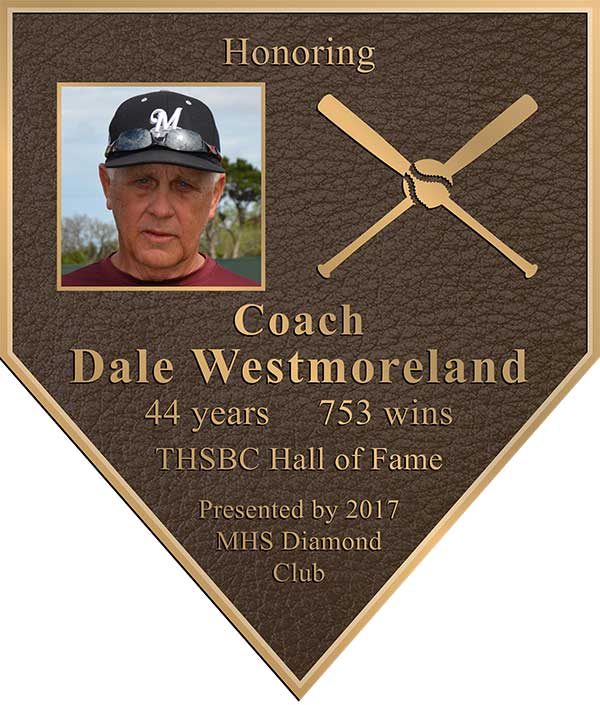 Baseball HomePlate Plaque