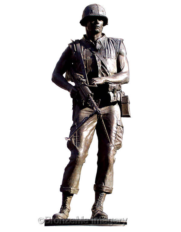 3d plaque, 3d plaques, bas relief plaque, bronze soldier statue statue