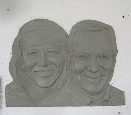 3d plaque, 3d bronze plaques, double bas relief