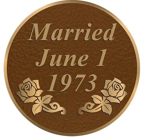 sidewalk plaque, bronze sidewalk plaques, school sidewalk plaques