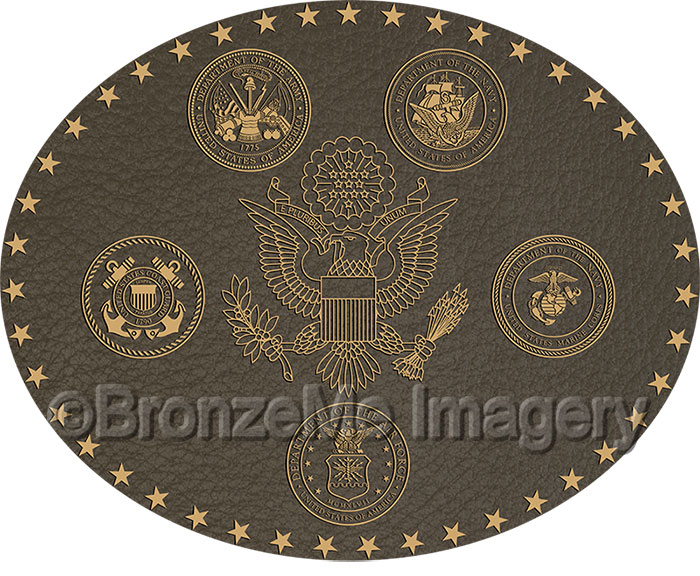 3d military emblems, military plaque, military wall plaque bronze, bronze military seals in honor of