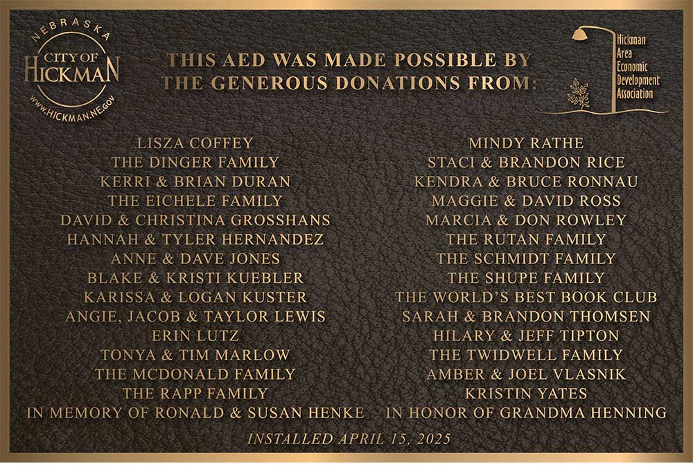 building dedication plaque woodstock building