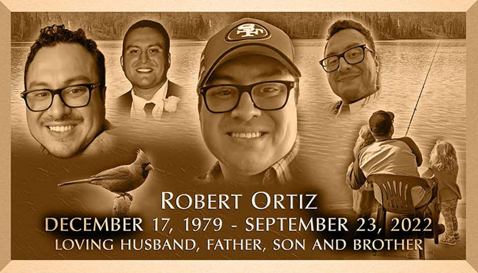 image cast bronze photo plaque