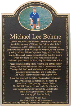 color photo custom bronze memorial plaque