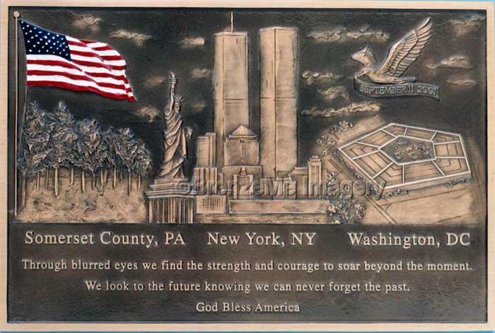 9 11 memorial, 9-11 memorial plaques