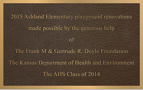 bronze school plaque, bronze school plaques double line border