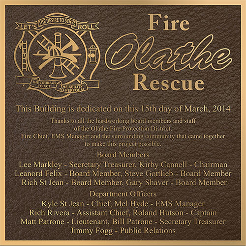 Bronze Plaque, cast Bronze Plaque, firefighter plaque, bronze firefighter plaque, cast bronze firefighter plaques