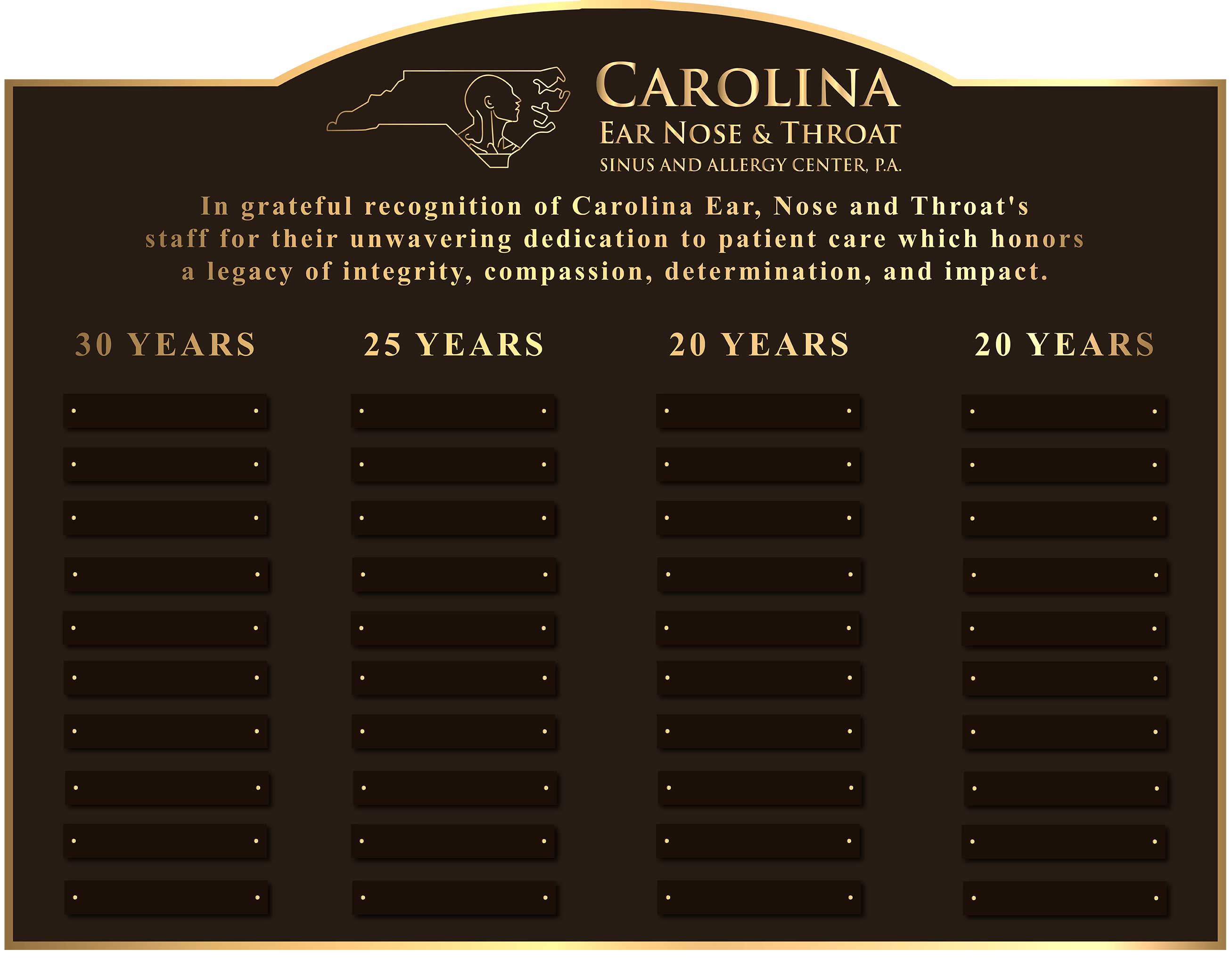 Bronze Donor Plaque, Add-On Plaques, Donation Plaque, Add-on plaque