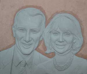 3d cast bronze bas relief plaque clay mold