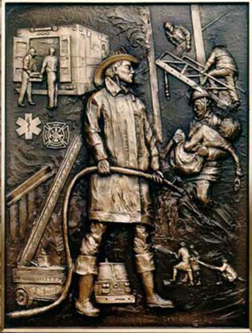 fire plaquesfirefighter memorial plaque, bronze plaque, Firefighter Plaques, Fire Station Plaques, Fire House Plaque, Bronze Firefighter Plaques