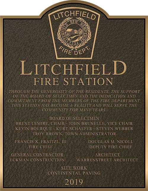 firefighter bronze plaques, aluminum firefighter plaque, firefighter prayer plaque