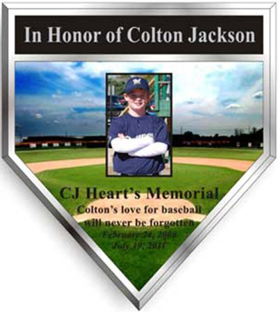 Baseball HomePlate Plaque