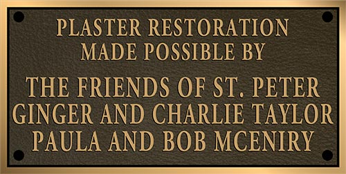 church plaque, Church plaques, church plaques