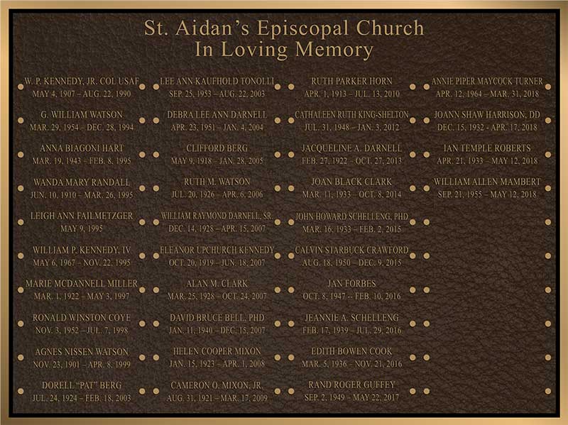 Bronze Donor Plaque, Add-On Plaques, Donation Plaque, Add-on plaque