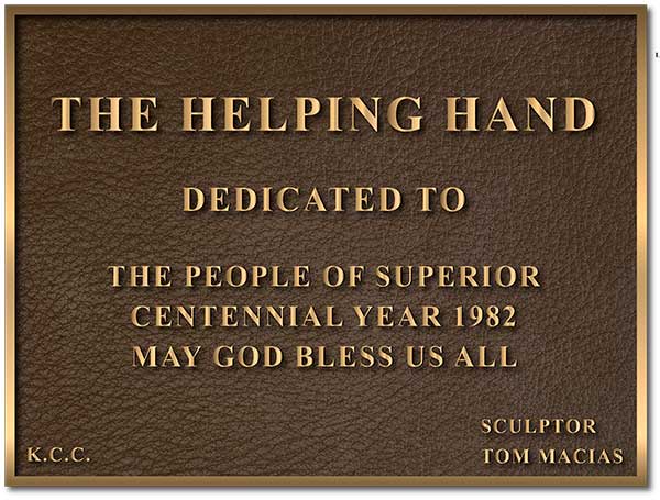 bronze government plaque, goverment bronze plaques