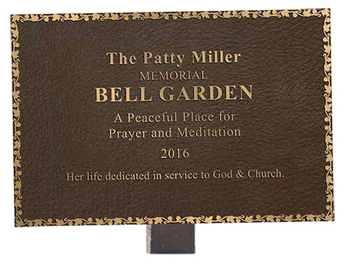 Church Plaques, Church plaque, garden Church plaque