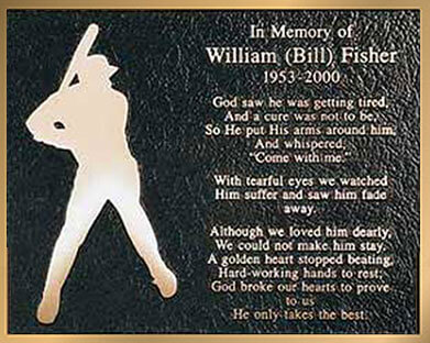 Baseball HomePlate Plaque