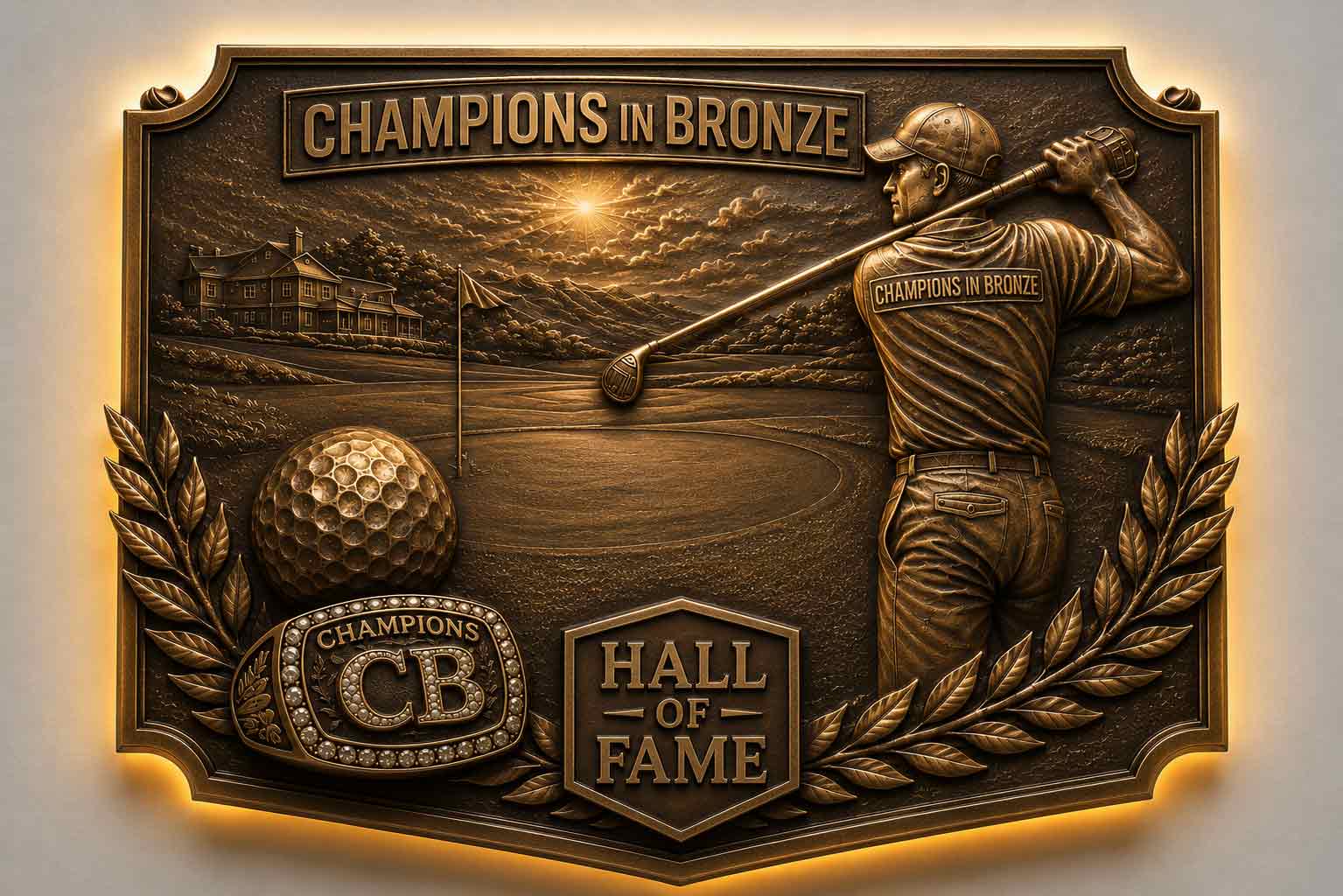 Golf Recognition Plaque