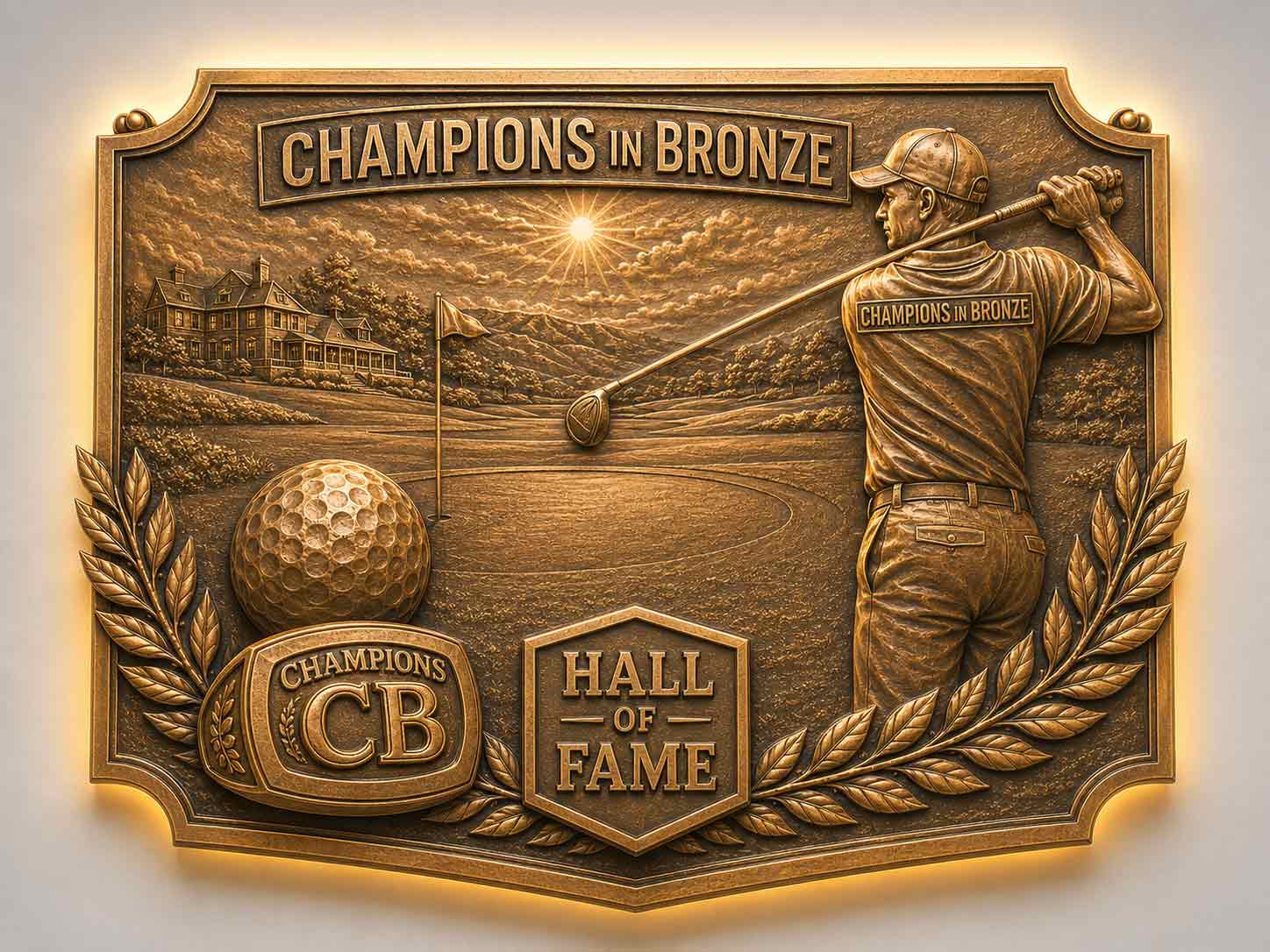Golf Donor Recognition Plaque