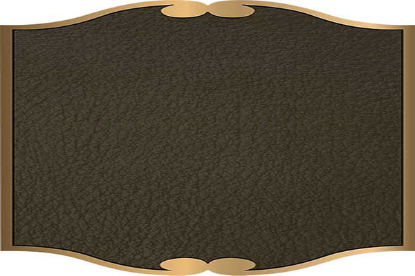 custom border bronze plaques