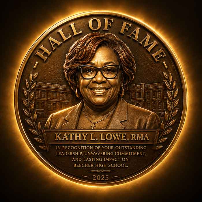 Bronze employee recognition plaque