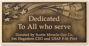 military plaque, military wall plaque bronze, bronze military seals in honor of