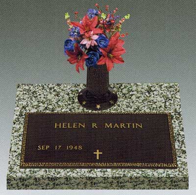 Veterans Matching Marker, veterans grave marker, bronze grave marker, single grave markers, bronze grave markers