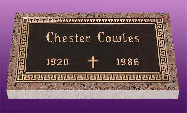 single bronze photo grave marker, bronze grave marker, individual bronze grave markers, single grave marker