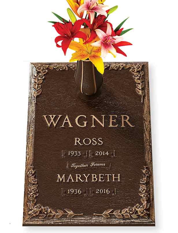 gravemarkers, gravemarker, bronze gravemarker, single gravemarkers, bronze gravemarker