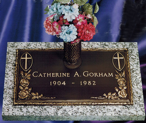 grave markers, grave marker, bronze grave marker, single grave marker, cast bronze grave marker