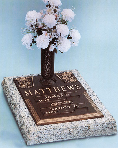 gravemarkers, gravemarker, bronze gravemarker, single gravemarkers, bronze gravemarker