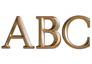 cast bronze letters, cast bronze letters, photo cast bronze letters