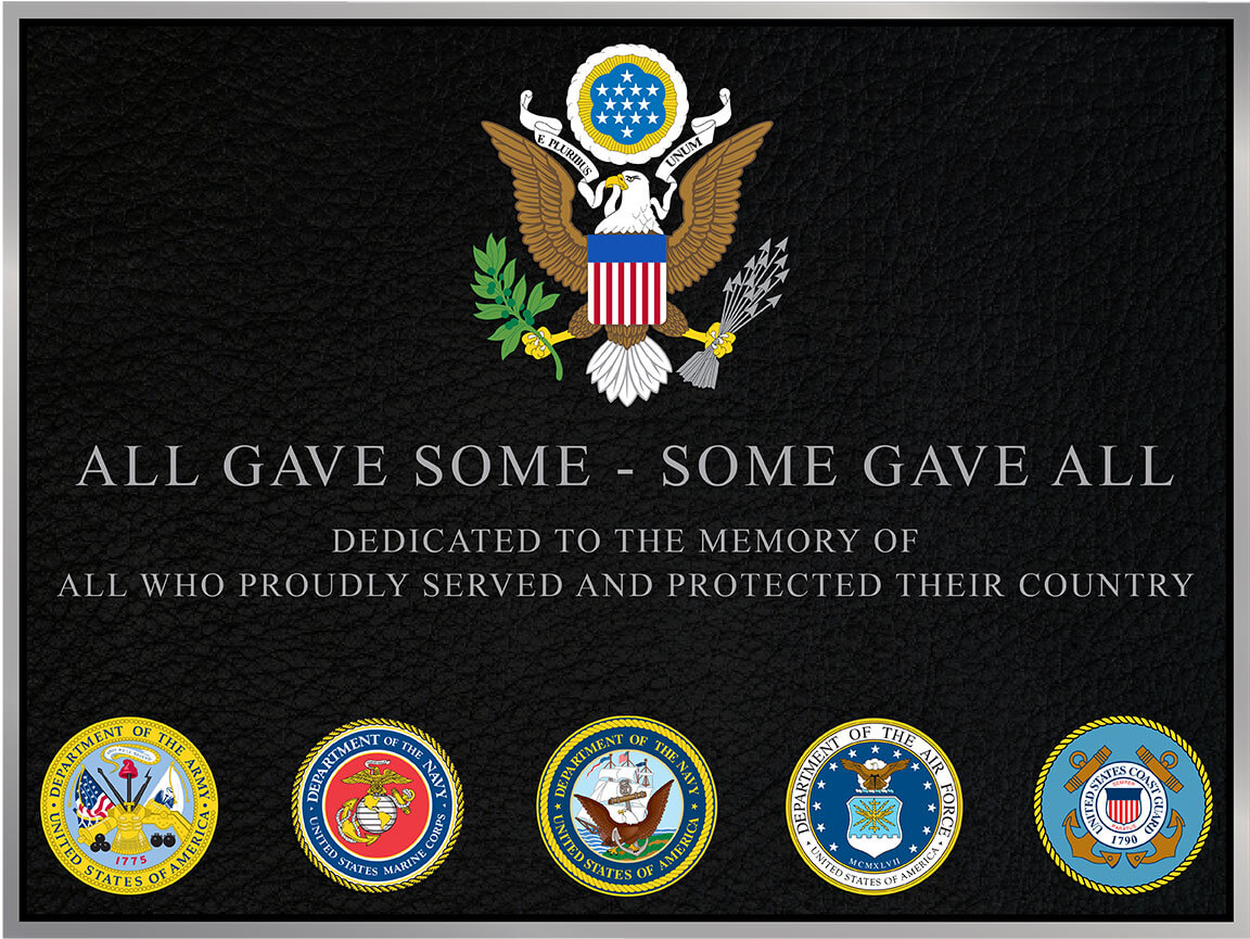 military plaques military seals