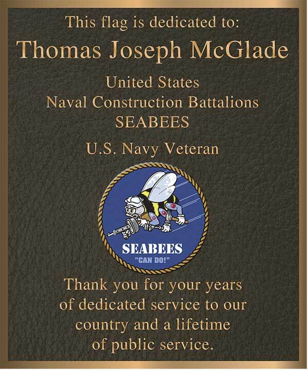 Custom Military Bronze Plaques DOD Approved Near Me 2023