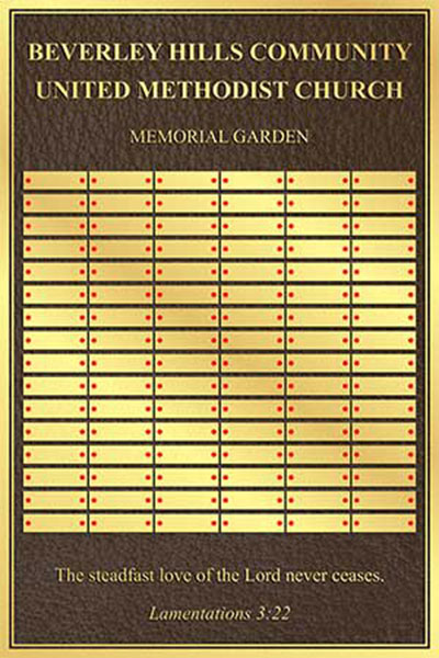 Add-On Donor Plaque, Add-On Plaques, Donation Plaques Add-on plaque