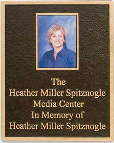 photo plaques, Bronze photo Plaque near me, color photo plaques