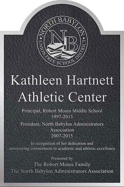 aluminum plaque, custom aluminum plaques, school aluminum plaques