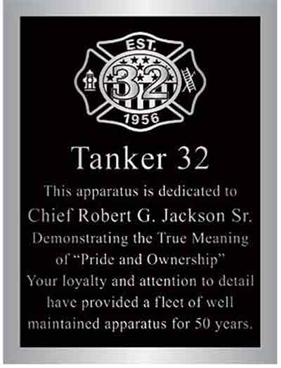 aluminum plaque maltese cross, aluminum plaques, fireman aluminum plaque