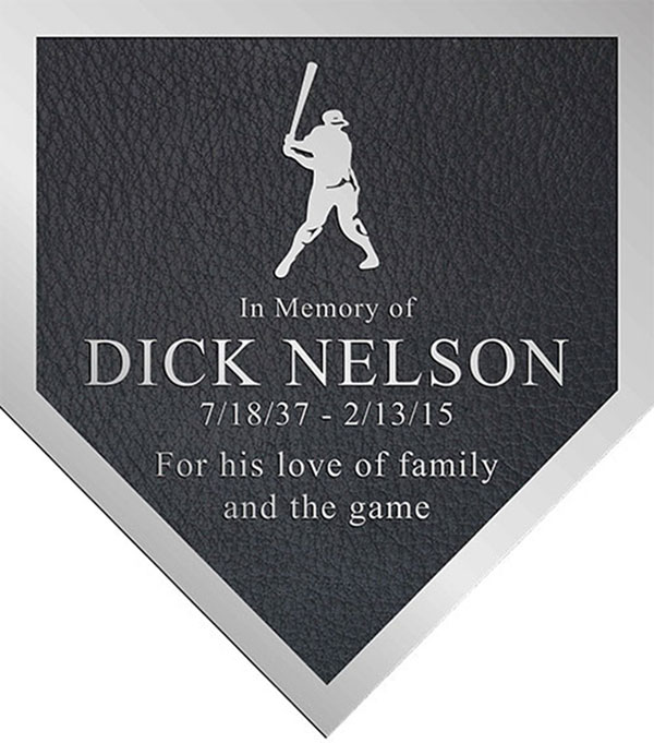 Baseball HomePlate Plaque