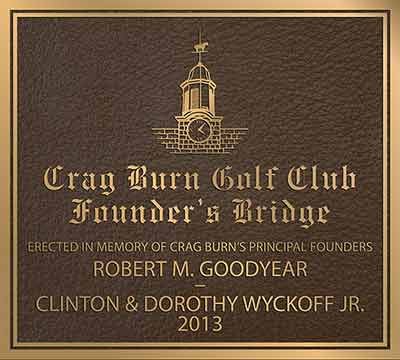 Building Plaque, Bridge Plaques, Outdoor Building Plaques, Bronze Bridge Plaques