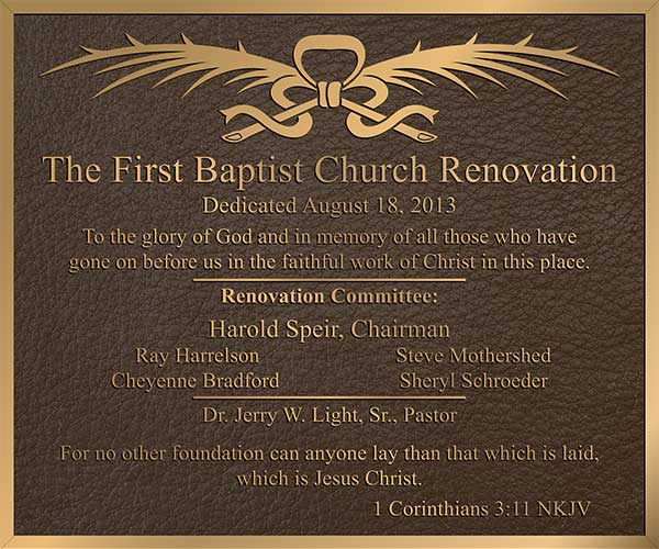 church plaque, Church plaques, church plaques