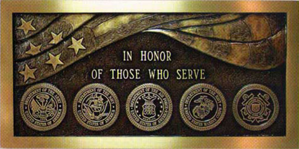 memorial Plaque, bronze memorial outside plaques, outside memorial plaques