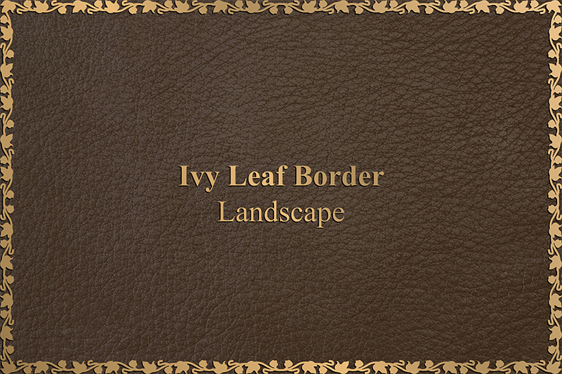 ivy leaf custom border