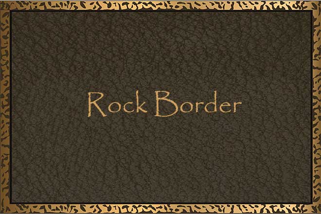 rock border