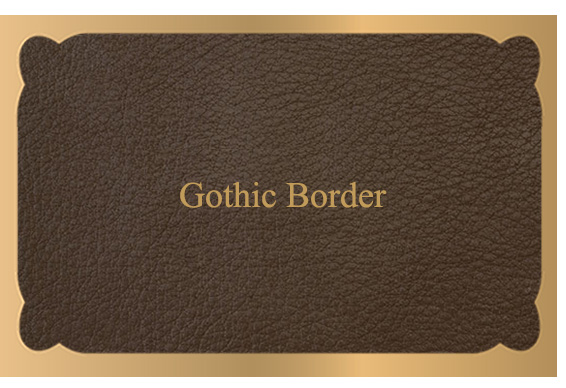 Gothic custom border