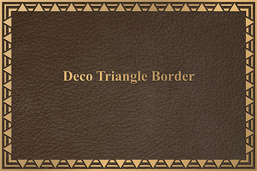 custom border bronze plaques