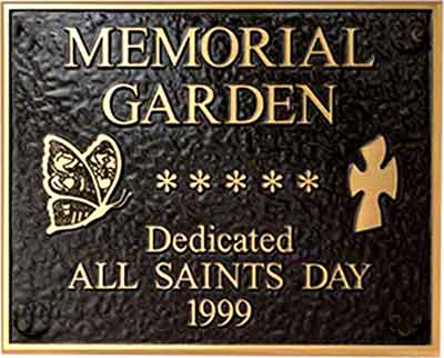 Outdoor Memorial Plaque, photo Outdoor Memorial Plaques, custom Outdoor Memorial Plaques