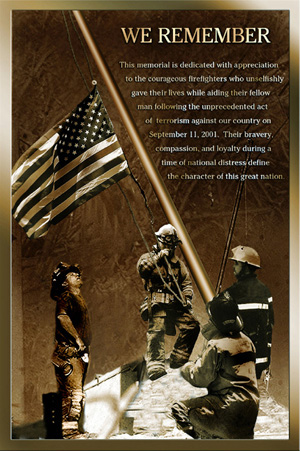 9-11 Memorial Plaque, 9/11 Plaques, 9-11 memorial plaque