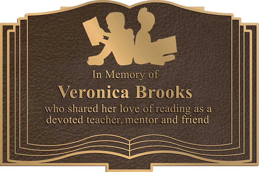 school plaques, bronze school plaque, cast bronze school plaques, custom logo school plaque